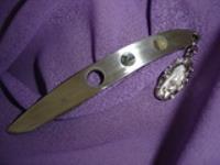 Ladies handbag knife with Paua Shell inlays