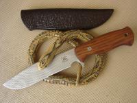 "Snakeskin"  325mm Bowie with Cowhide Sheath
