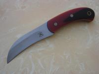 Bordeaux Utility Knife - Rainbow G10 Scales - Handrubbed Blade Overall Length 170mm